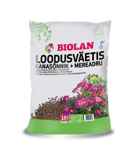Biolan Natūralios trąšos (vištų mėšlas ir jūros dumbliai)