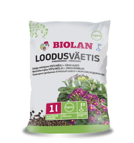 Biolan Natūralios trąšos (vištų mėšlas ir jūros dumbliai)